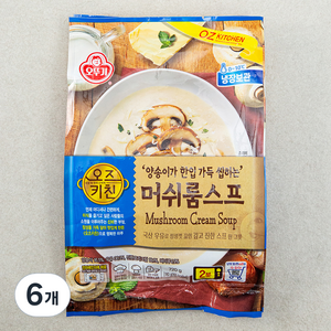 오뚜기 오즈키친 머쉬룸 스프 (냉장), 720g, 6개