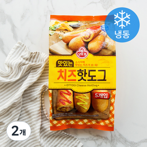 오뚜기 맛있는 치즈 핫도그 (냉동), 400g, 2개