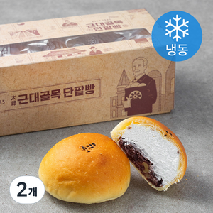 근대골목단팥빵 생크림 단팥빵 (냉동), 700g, 2개