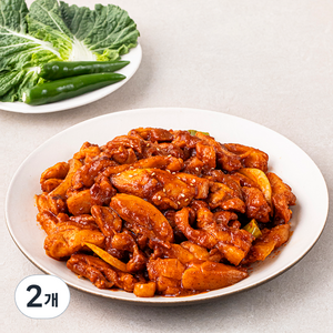 고급진 양념닭갈비 2개입 (냉장), 1kg, 2개