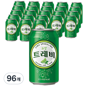 트레비 탄산수 라임, 96개, 355ml