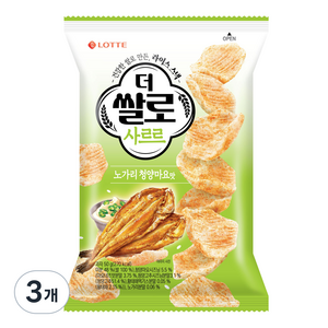 더쌀로 사르르 노가리 청양마요맛, 3개, 50g