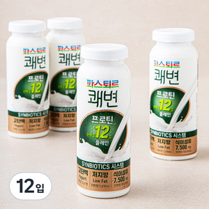 파스퇴르 쾌변 요구르트 프로틴 플레인, 150ml, 12입