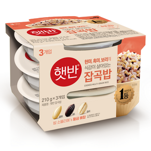 햇반 잡곡밥, 210g, 3개