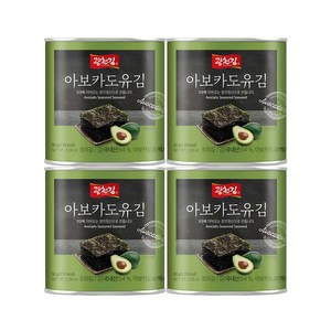 광천김 아보카도 캔김, 30g, 4개