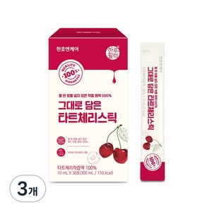 천호엔케어 착즙 원액 그대로 담은 타트체리스틱, 300ml, 3개