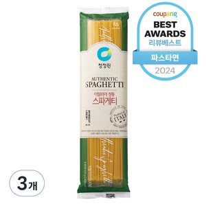 청정원 스파게티, 500g, 3개