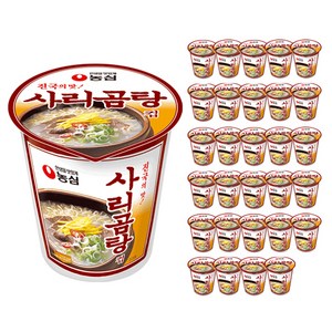 농심 사리곰탕컵 61g, 30개