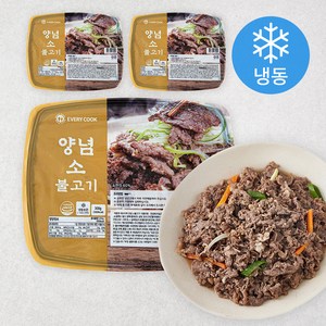 에브리쿡 양념 소불고기 (냉동), 300g, 3개