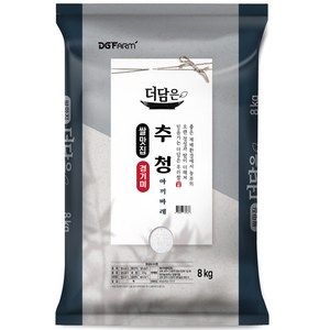 더담은 2024년산 햅쌀 경기미 추청 아끼바레 쌀, 특등급, 8kg, 1개