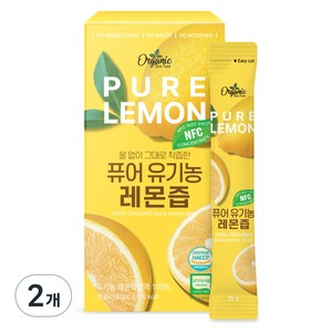 천호엔케어 퓨어 유기농 레몬즙, 300g, 2개