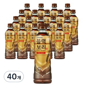 하이트진로 블랙보리 음료, 520ml, 40개