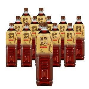 하이트진로 블랙보리 음료, 1.5L, 12개