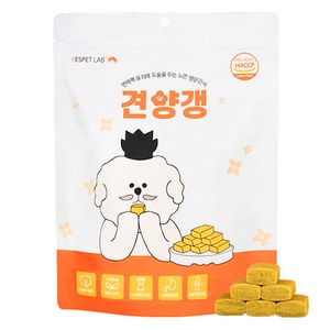 리스펫랩 견양갱 간식, 면역력 유지, 210g, 1개