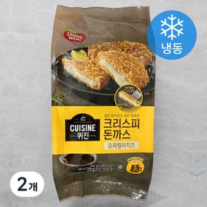 동원 퀴진 크리스피 돈까스 모짜렐라 치즈 (냉동), 450g, 2개