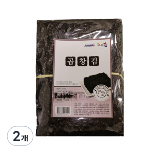 진도 재래 곱창김 100매, 2개, 300g