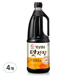 햇살담은 맛간장 조림볶음용, 1.7L, 4개