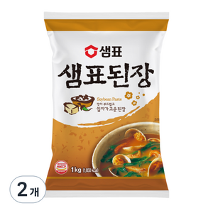 샘표 된장, 1kg, 2개