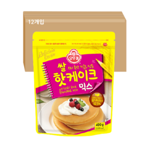 오뚜기 쌀핫케이크믹스, 400g, 12개