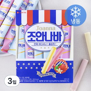 롯데웰푸드 조안나바 (냉동), 396ml, 3입