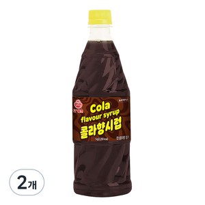 오쉐프 콜라향시럽, 1kg, 2개