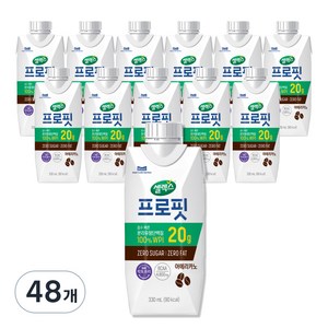 셀렉스 프로핏 웨이프로틴 아메리카노, 330ml, 48개