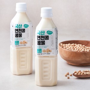 맑은물에 국산 연천콩 콩물, 500ml, 2개