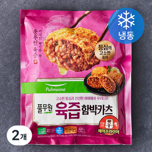 풀무원 육즙 함박카츠 (냉동), 420g, 2개