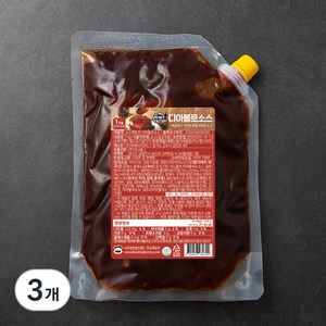 푸딩팩토리 디아블로 소스, 1kg, 3개