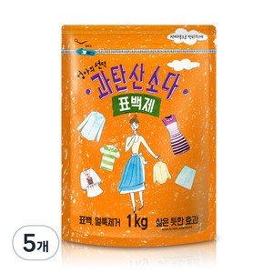 엄마의선택 과탄산소다 표백제, 1kg, 5개