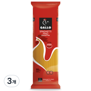 GALLO 스파게티니, 450g, 3개