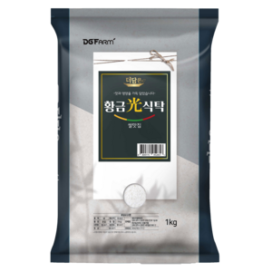 더담은 2024년산 햅쌀 황금빛식탁 백미, 상, 1kg, 1개