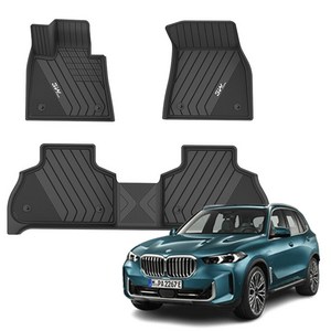 3더블유 에코라이너 카매트, BMW NEW X5 (G05) 2018.06~, BLACK