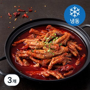 청춘불판 국물 닭발 (냉동), 900g, 3개