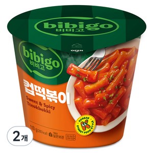 비비고 컵떡볶이, 110g, 2개