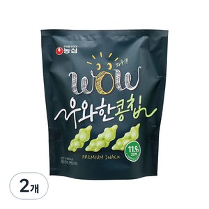 농심 우와한 콩칩, 42g, 2개