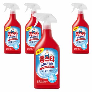 홈스타 맥스프레쉬 착 붙는 락스 스프레이, 500ml, 4개