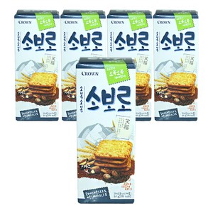 크라운 소복소복 소보로, 60g, 5개