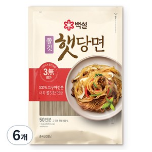 백설 햇당면, 1kg, 6개