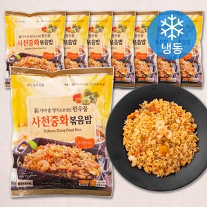 한우물 사천중화 볶음밥 (냉동), 210g, 8개