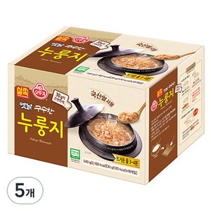 오뚜기옛날 실쏙 구수한 누룽지, 540g, 5개