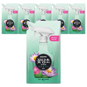 샤프란꽃담초 섬유탈취제 연꽃향 리필, 320ml, 6개