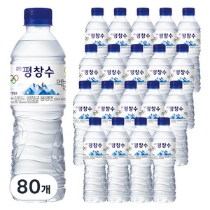 해태htb 강원평창수 생수, 500ml, 80개