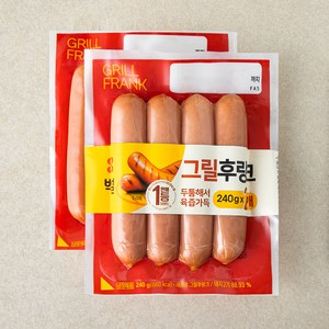 백설 그릴후랑크, 240g, 2개