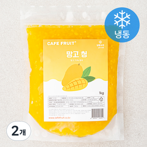 카페프룻 망고 청 (냉동), 1kg, 2개