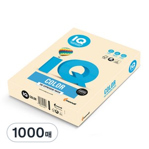 몬디 IQ Colo 색상용지 CR20 크림색 80g, A4, 1000매