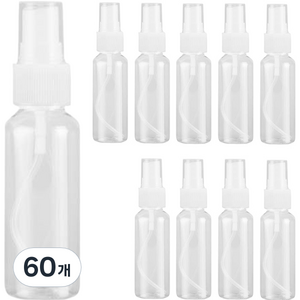 향수 미스트 스프레이 공병 용기 30ml, 흰색(캡), 60개