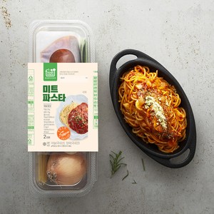 프레시밀 미트파스타 2인분, 590g, 1팩