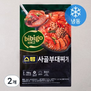 비비고 스팸 사골 부대찌개 (냉동), 700g, 2개