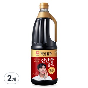 햇살담은 두번 달여 더 진한 진간장 골드, 1.7L, 2개